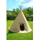 Dětské týpí, (teepee, tipi) pr. 2,8 m béžové (3m)