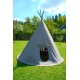 Dětské týpí, (teepee, tipi) pr. 2,8 m béžové (3m)