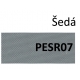 VÝPRODEJ 100% PES, barva šedá PES R07